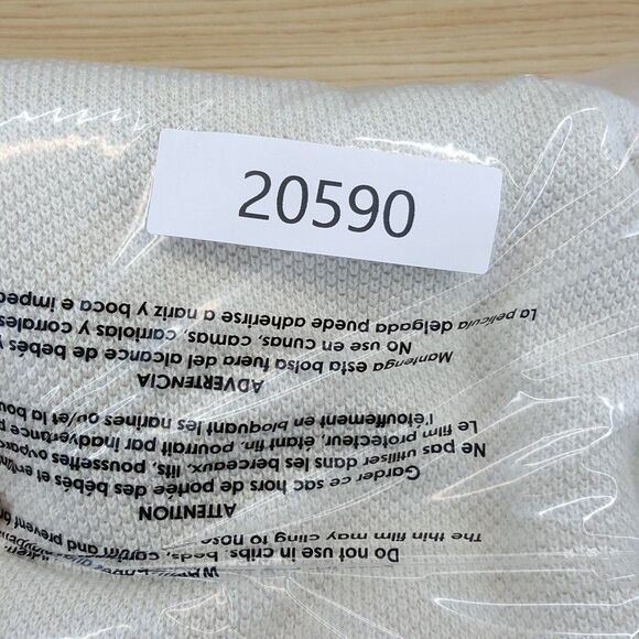 RAG & BONE Sweater Mens Medium Cream Waffle Knit Washed Dexter Crew $268 - Picture 7 of 7